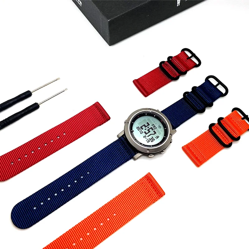 North Edge Men's Sport Digital Watch And Nylon Strap Set Running Swimming Waterproof 50M Altimeter Barometer Compass | Наручные часы