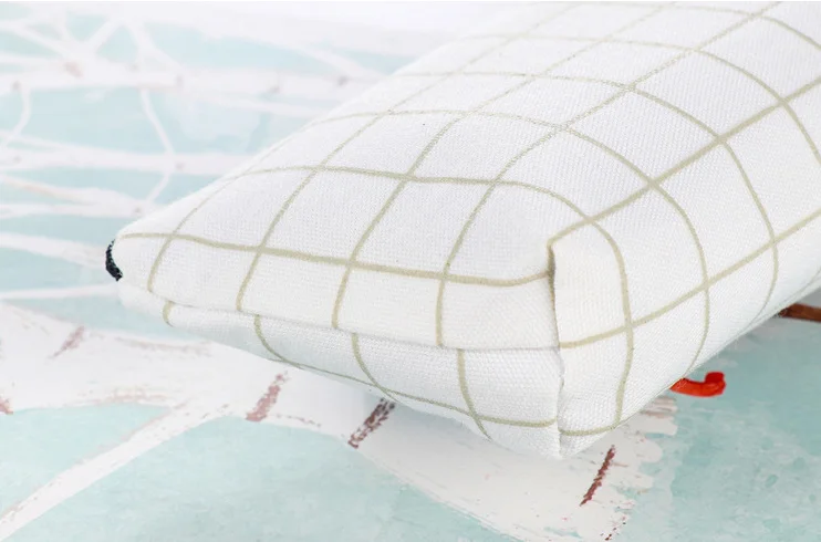 Холщовый чехол для карандашей с изображением свежих фруктов граната клубники