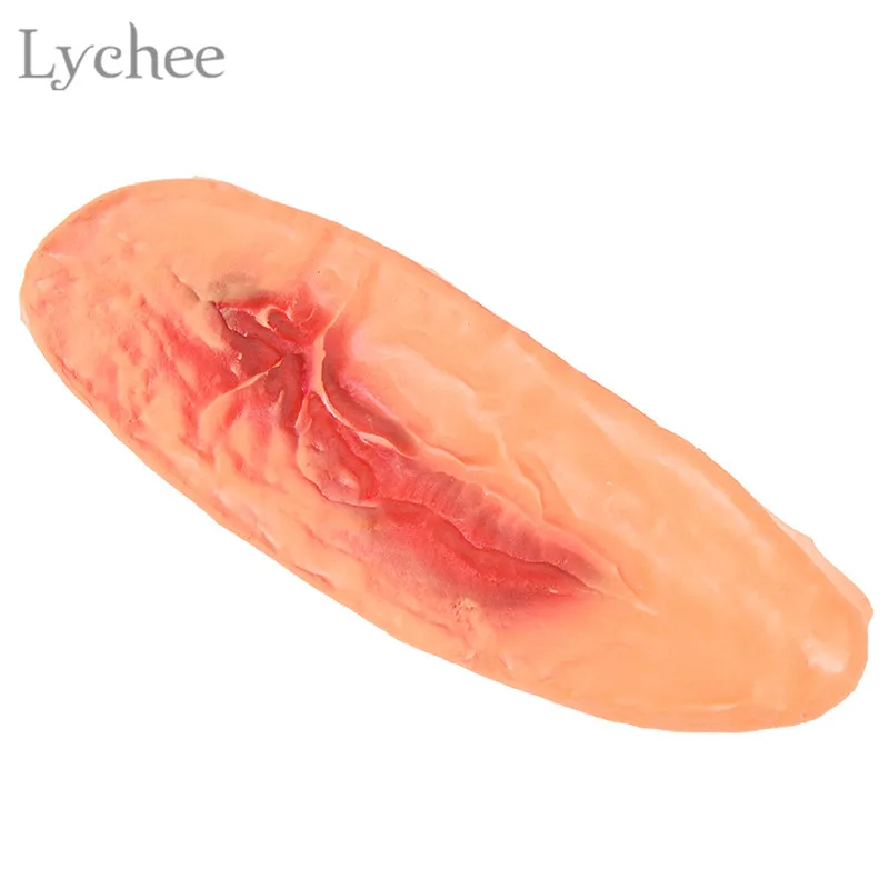 Lychee ужасный Хэллоуин наклейка на рану крови зомби шейный шрам фальшивые шрамы