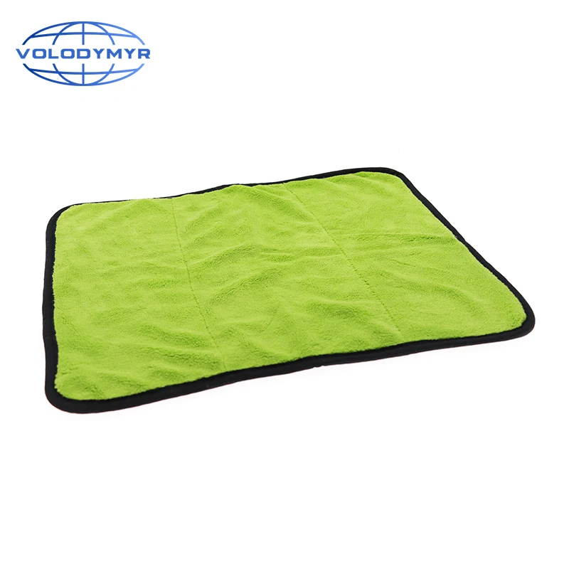 

Microfiber Towel Car 40*40cm 830gsm Green Super Absorbent Soft for Drying Auto Detailing Towels Cleaning Washing Tools