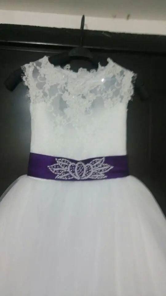 Уникальный стиль Кружевной топ Пышная юбка принцессы Детское платье для