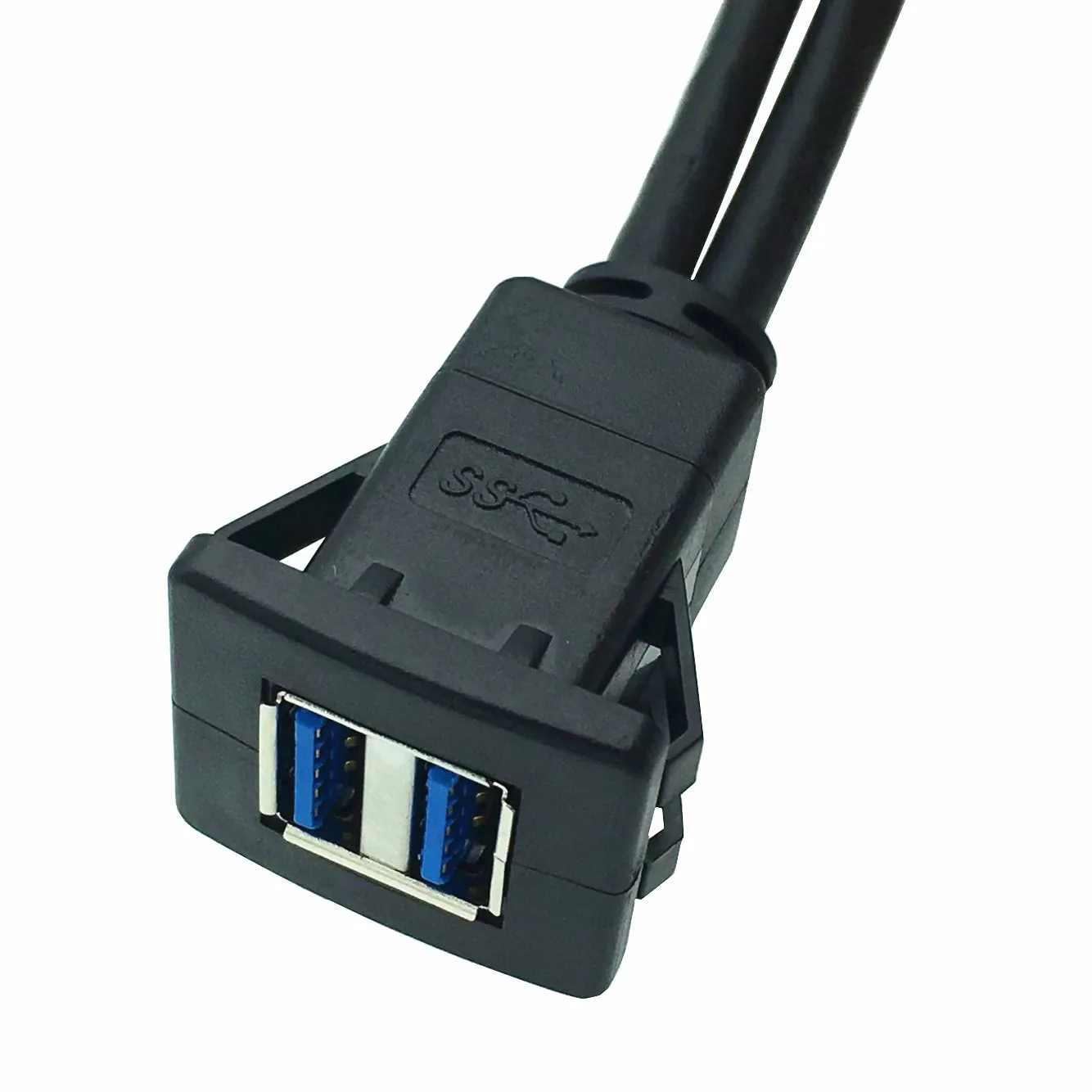 Двухпортовый USB3.0 водонепроницаемый линия приборной панели автомобиля аудио