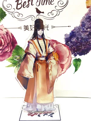 1 шт. 16 см китайский МО дао Чжу Ши анимация Grandmaster of Demonic Wei Ying Lan Zhan стоящая Тарелка стенд модель сбора домашний стол