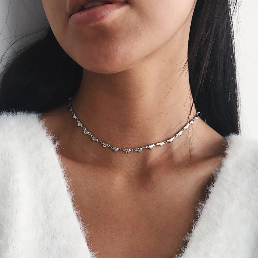 Ожерелье женское золотое с сердечком|gold necklace|gold necklace for womennecklaces women |