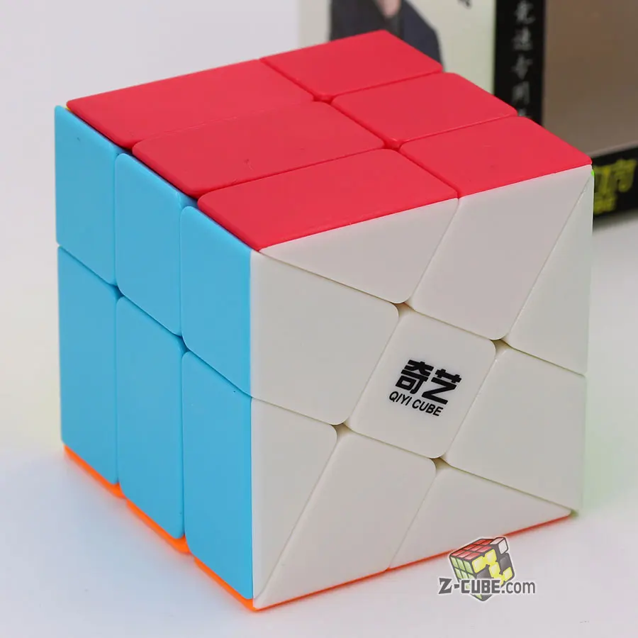 Головоломка, магический куб QiYi 3x3x3, кубик, ветряная мельница, фенгулун, странная логическая игра, скоростной кубик, развивающие игрушки, подарок Z - Цвет: Windmill Colorful