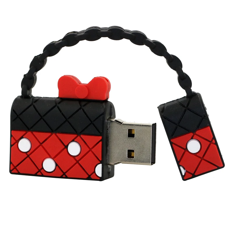 Сумка с персонажем мультфильма Флешка 8 ГБ 16 ГБ 32 ГБ 64 Гб USB флеш-накопитель карта памяти сумки USB флешка накопитель 128 Гб Внешняя память