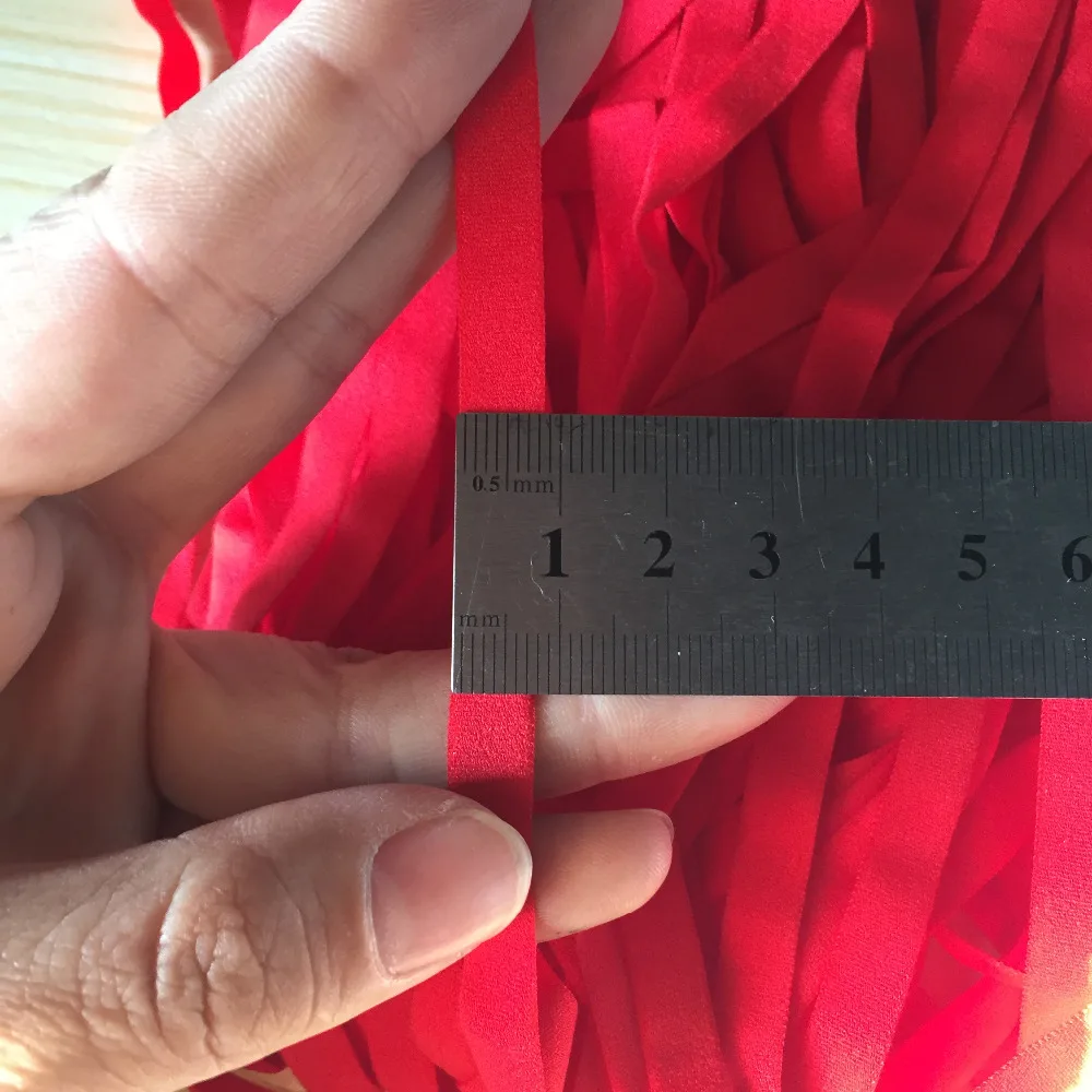 Женское нижнее белье бюстгальтер плечевой ремень материал ширина 8 мм узкий белый, черный, красный, цвет кожи эластичная лента 20 метров S0186L
