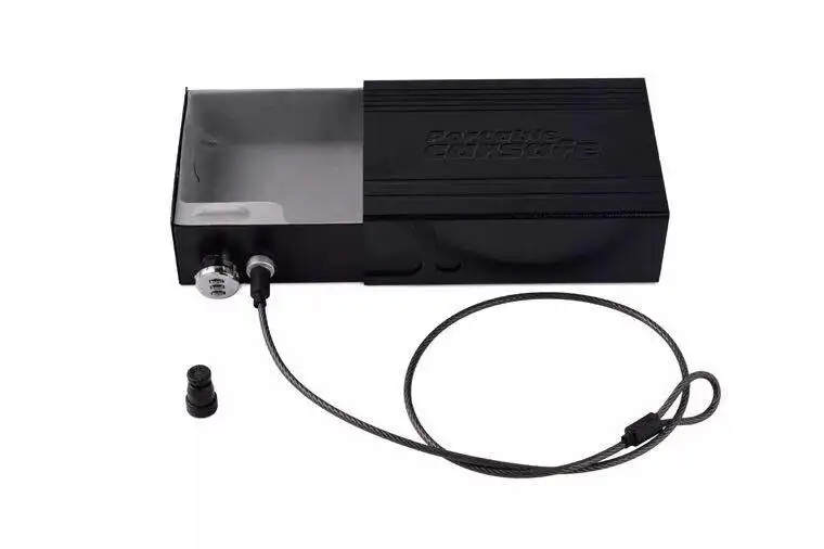 Портативный алюминиевый сплав замок паролем автомобильный Сейф пистолет ценные