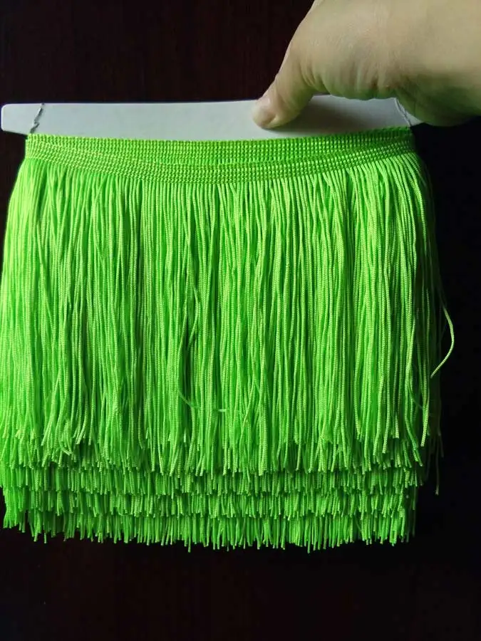 1 ярд/лот 15 см длинная кружевная бахрома отделка полиэстер кисточка для латинских