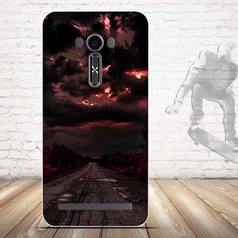 Чехол для ASUS ZE550KL мягкий силиконовый чехол-накладка с рисунком ZenFone 2 Laser 5 дюйма