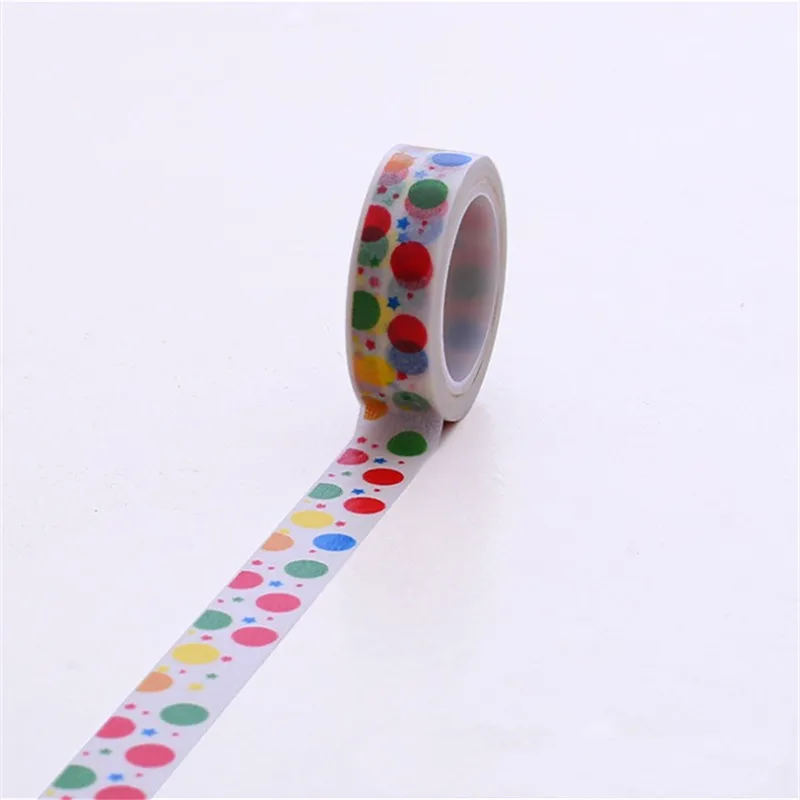 15mm*10m Japanese Washi Masking Tape Set Petal Animal Paper Pattern Decorative Scrapbooking Adhesive Diy | Канцтовары для офиса и