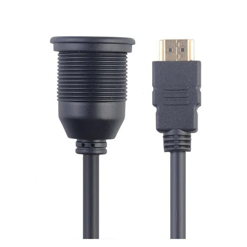 LBSC HDMI автомобильное крепление мужчин и женщин удлинитель грузовик лодка мотоцикл Dashbaord заподлицо монтажная панель