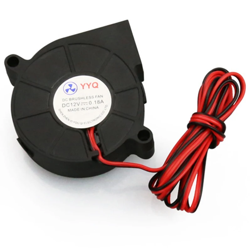 Anet A6 A8 12 В постоянного тока охлаждающий экструдер 5015 воздуходувка + 40*10