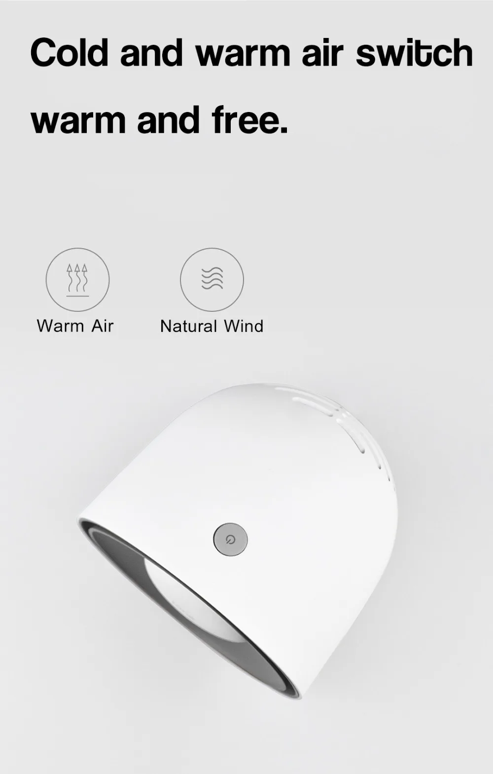 Xiaomi Mijia HL обогреватель горячий 400 Вт Электрический Обогреватель мини домашний Вентилятор охлаждения съемный температура двойная защита безопасности