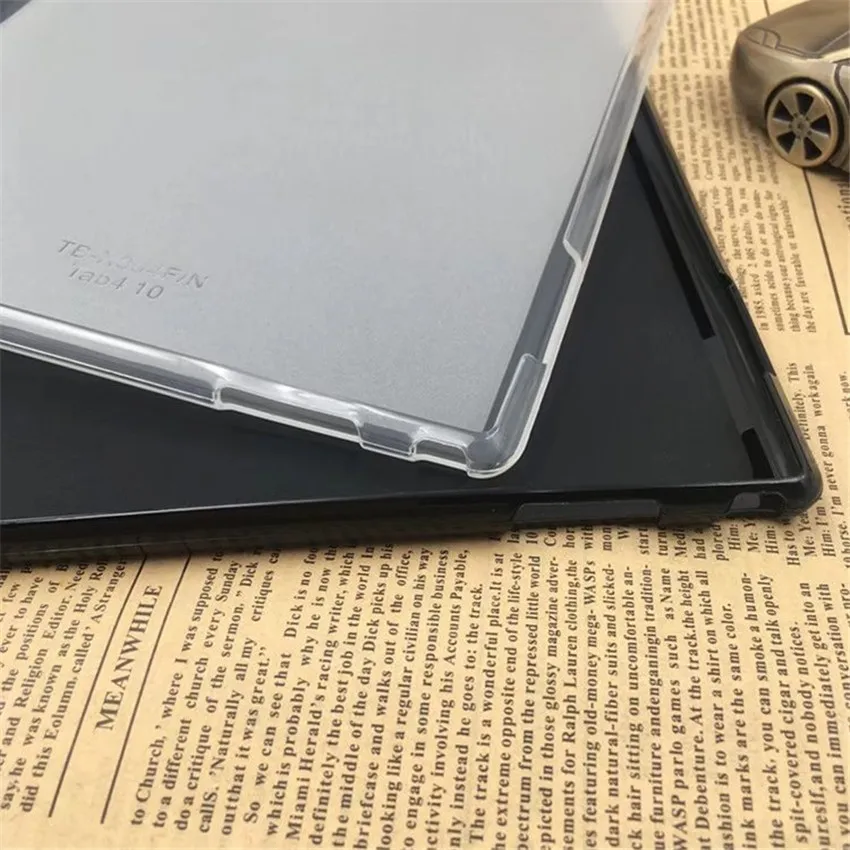 Чехол для планшета Lenovo TAB 4 10 Plus прозрачный защитный чехол из ТПУ на весь корпус TB