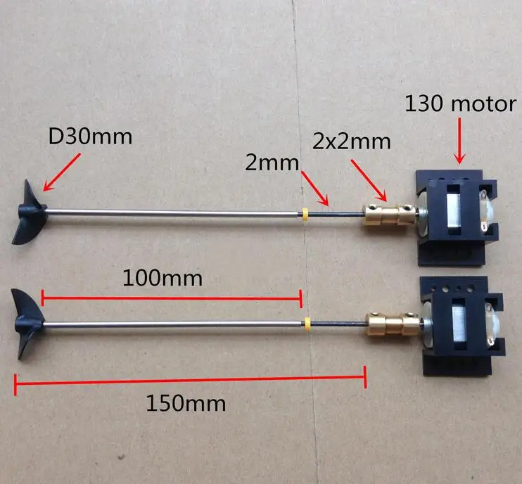 Двойной двигатель RC лодочный привод набор 130 мотор + моторное сиденье медная