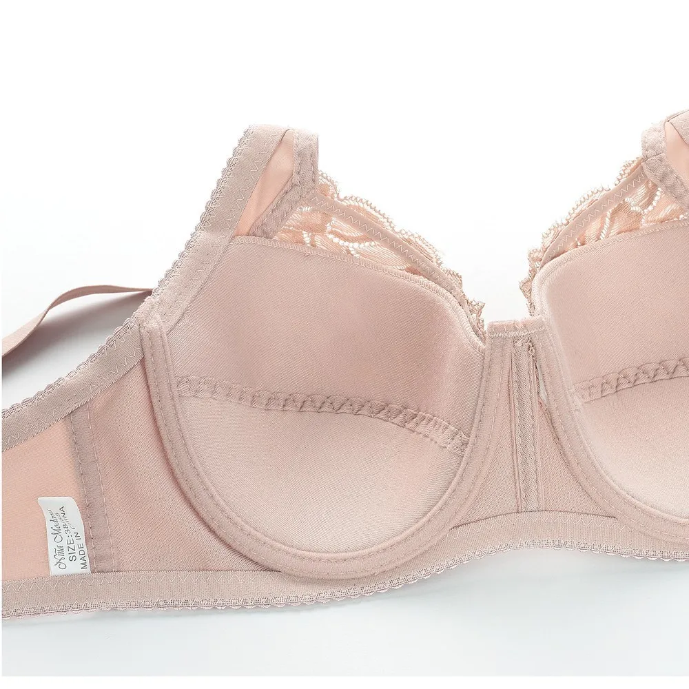 Кружевные бюстгальтеры больших размеров для женщин, бюстгальтер без косточек bh, нижнее белье, сексуальное нижнее белье, супер пуш-ап, бюстгальтер для девочек, минимайзер с глубоким v-образным вырезом