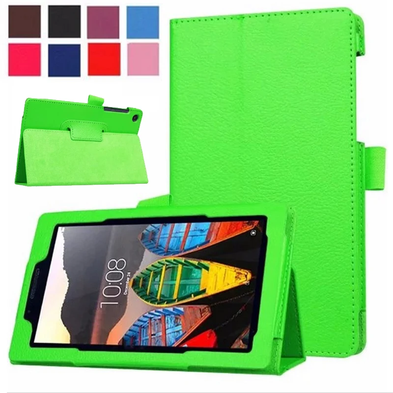 Новый тонкий Чехол подставка для Lenovo Tab 3 730 чехол из искусственной кожи 730F 730M 730X