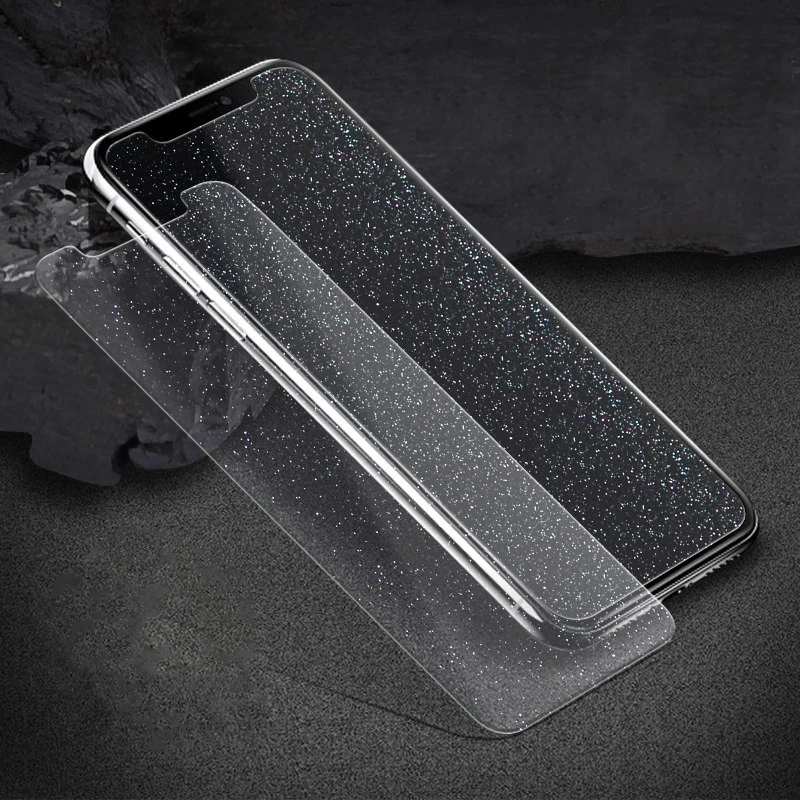 CCDZ 2 шт 9H алмазное блестящее закаленное стекло для iPhone XS Max Защита экрана XR