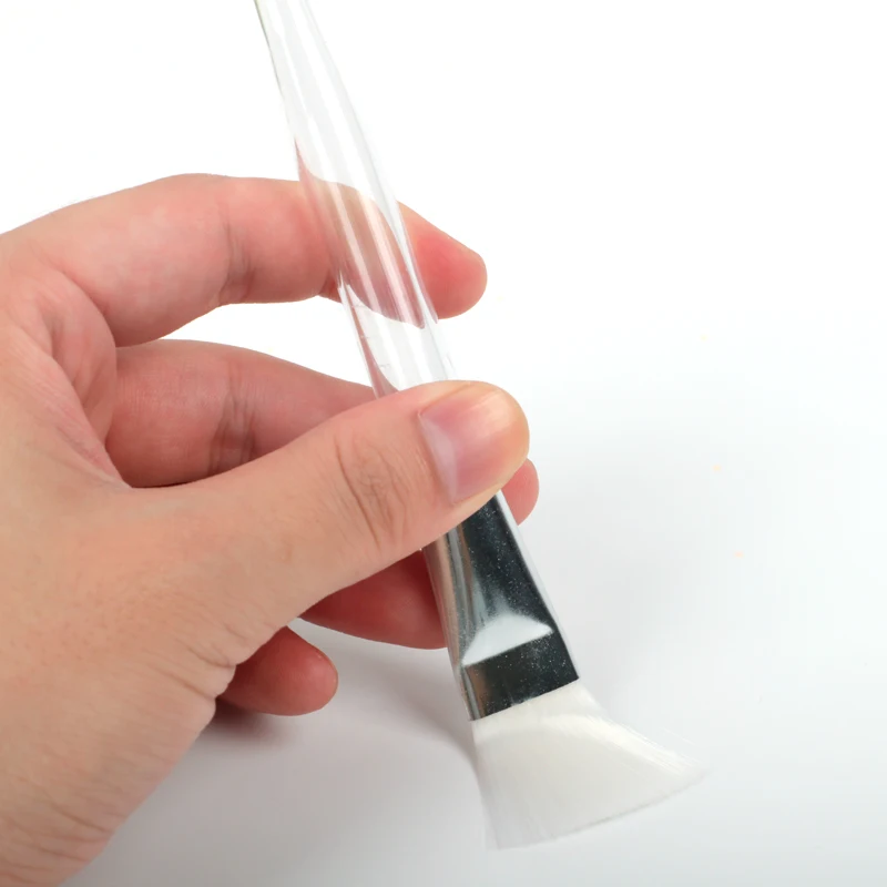 2 шт. женская и маска для лица кисть с прозрачной ручкой сделай сам Кисть макияжа