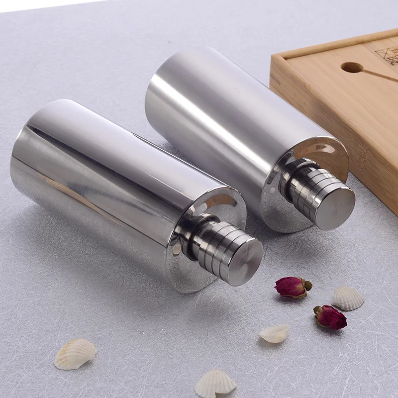 Новое поступление 500 мл вместительная фляжка из нержавеющей стали 18/8 барабаны