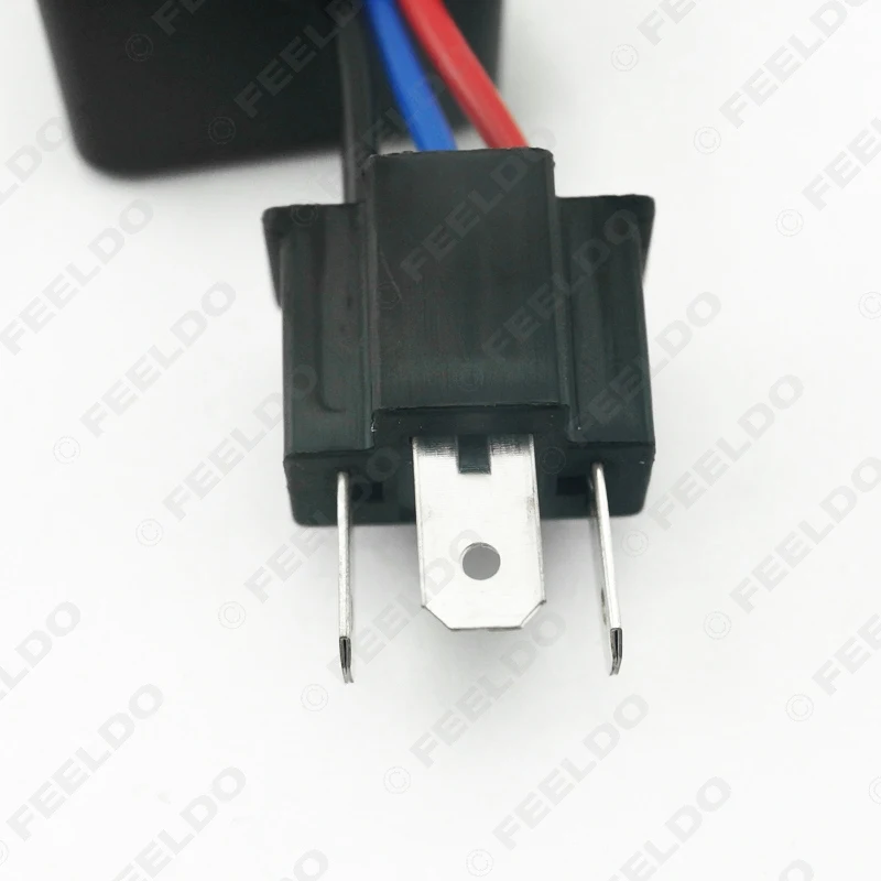 FEELDO 1 шт. DC12V автомобильный H4 HID без подавитель предупреждений об ошибках