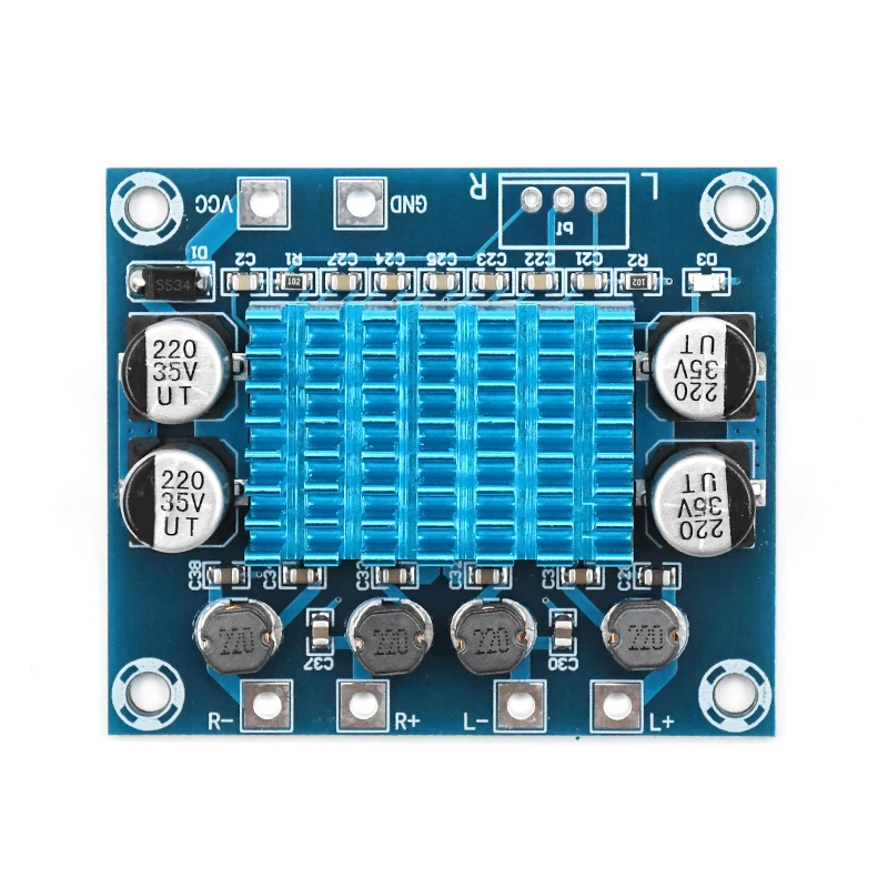 Цифровой усилитель мощности KYYSLB DC8 ~ 26 в 30 Вт * 2 класс D Плата усилителя Mp3 12V24V