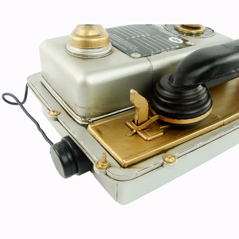 Антикварная классическая модель телефона ретро винтажные металлические изделия