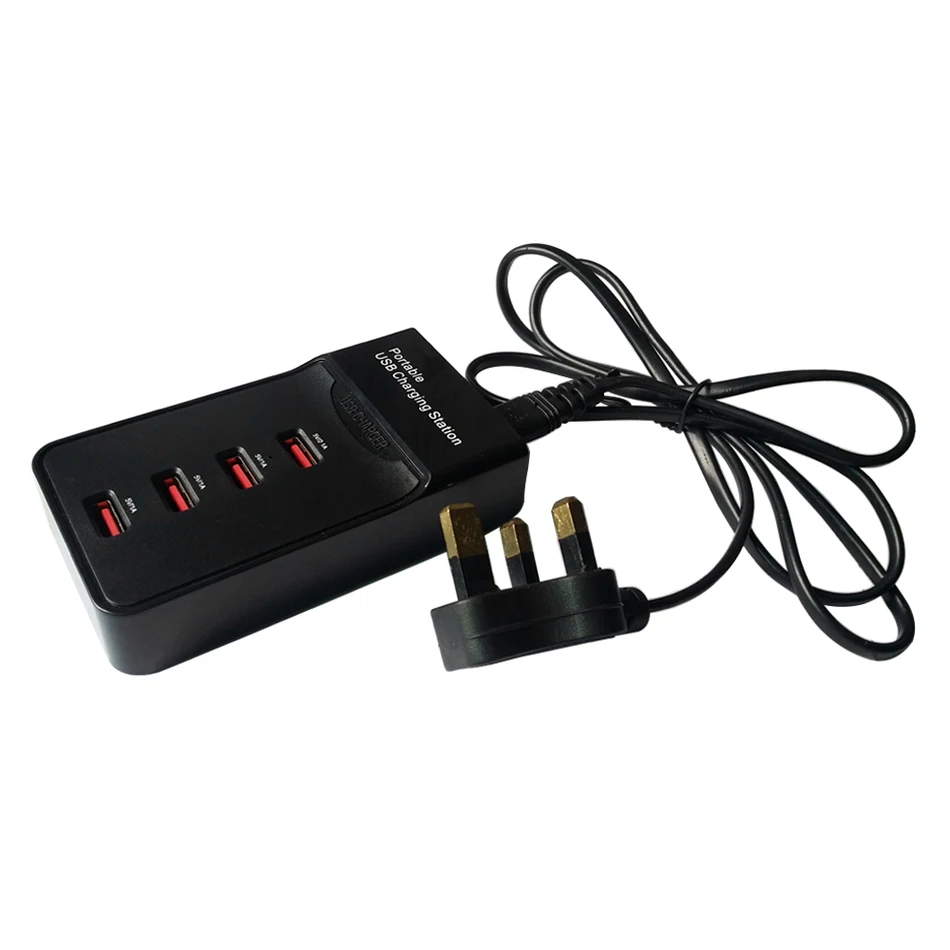 4 USB 5V 4A Wall Charger Adapter Portable Travel Rapid Charging Station For Mobile Phones MP3 MP4 Cameras | Электроника