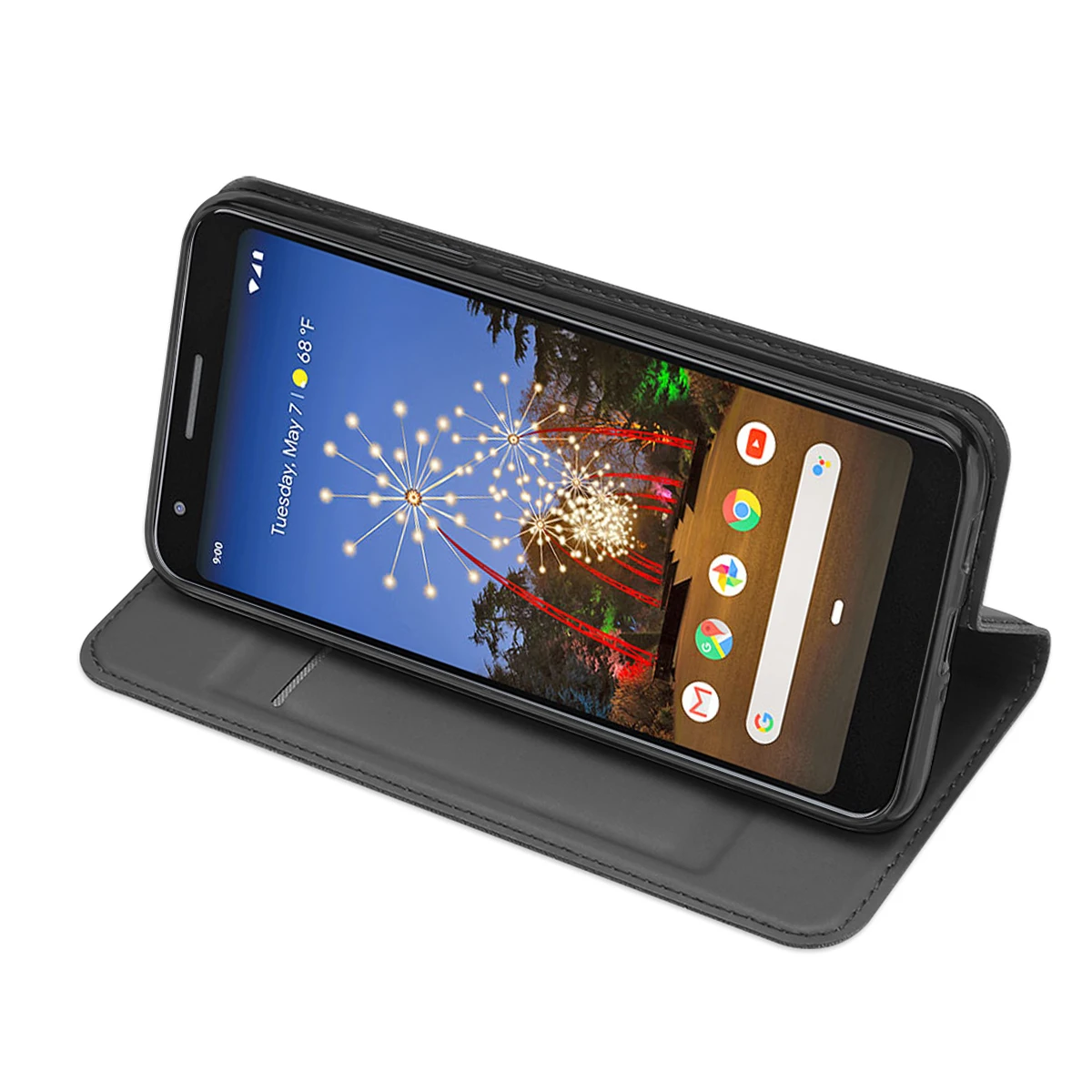 Магнитный чехол книжка из искусственной кожи для Google Pixel 3A XL защитный бумажник с