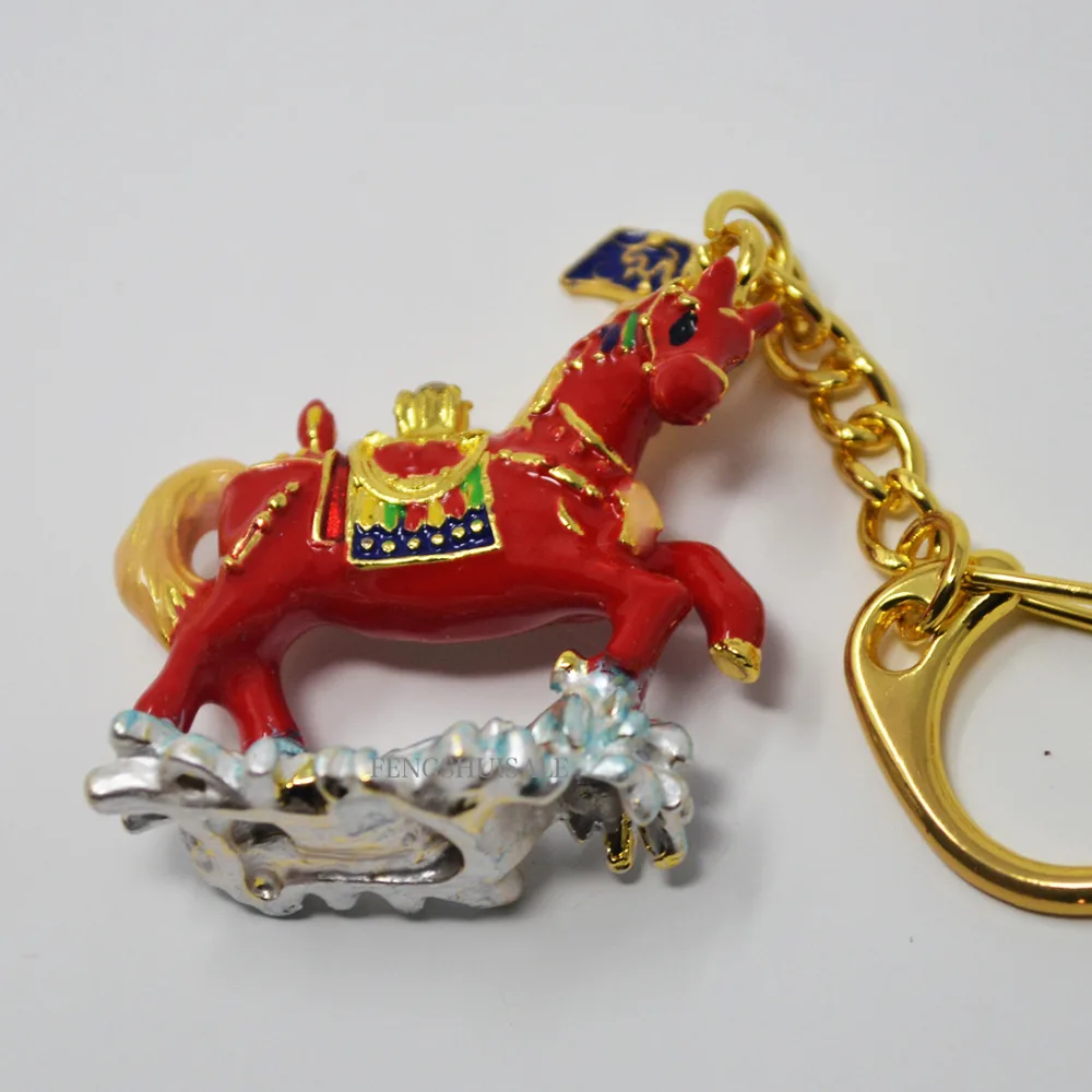 Fengshui Bejeweled Windhorse Брелок W Fengshuisale красный браслет из струн W3306 | Дом и сад