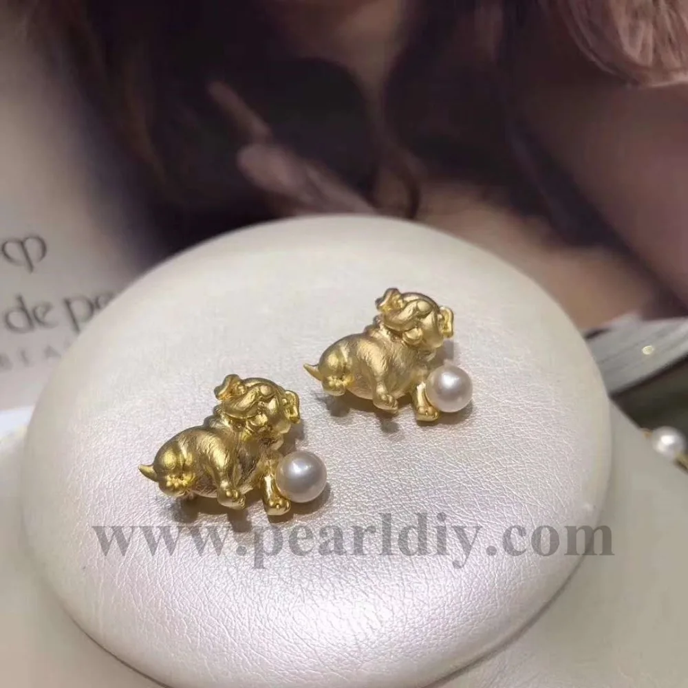freshwater pearl brooch nice color perfect round pearls animal alloy | Украшения и аксессуары