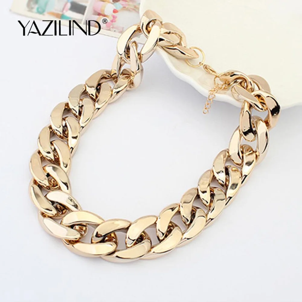 Колье-чокер с полым наполненным свитером эффектное пластиковое ожерелье модные