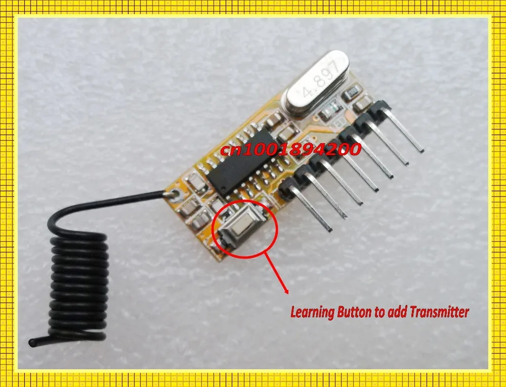 Модуль радиоресивера DC5V 4CH Супергетеродинный приемник модуль декодирования +