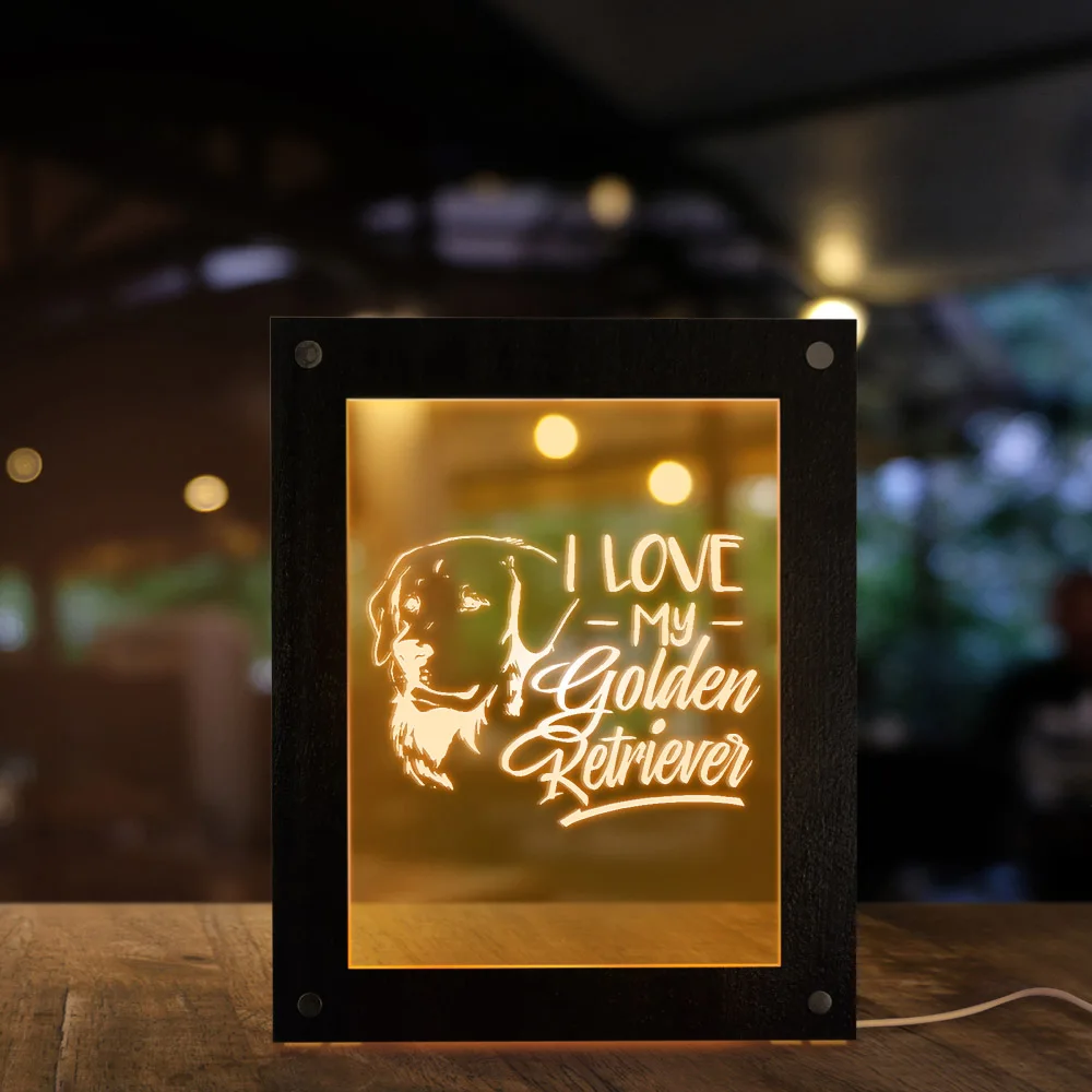 Я люблю мой золотой ретривер щенок собака домашний питомец любовь Цитата