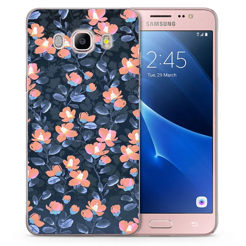 Роскошные Чехлы с цветочным узором для Samsung Galaxy J1 J3 J5 J7 J2 prime J120 J320 J330 J530F Мягкий ТПУ