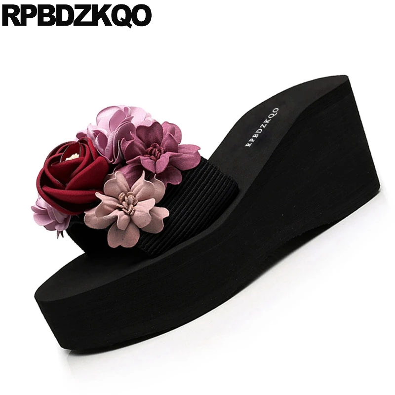 милый модная обувь 2018 женщин лето тапочки сандалии высокий каблук дизайнер