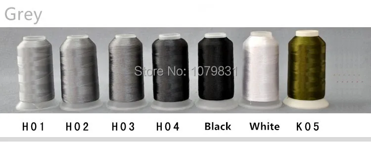 Экологически чистая швейная нить для вышивания 3000 ярдов 6 конусов каждый набор
