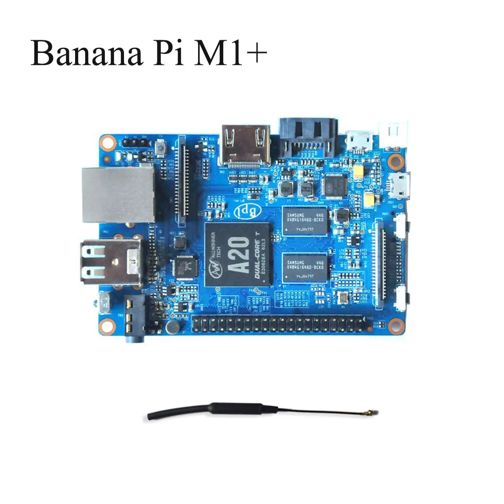 Комплект 1 Banana Pi BPI M1 Plus A20 двухъядерный 1 ГБ ОЗУ с открытым исходным кодом макетная плата одноплатный компьютер Совместимость с Raspberry pi - Комплект: Комплект 1