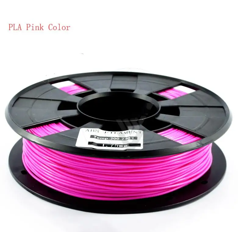 For TEVO Tornado For Ender 3 PLA/ABS Plastic 3D Printer filament 1KG 1.75MM 3D Supplies Filament 3D filamento For Anycubic - Цвет: PLA Pink Color