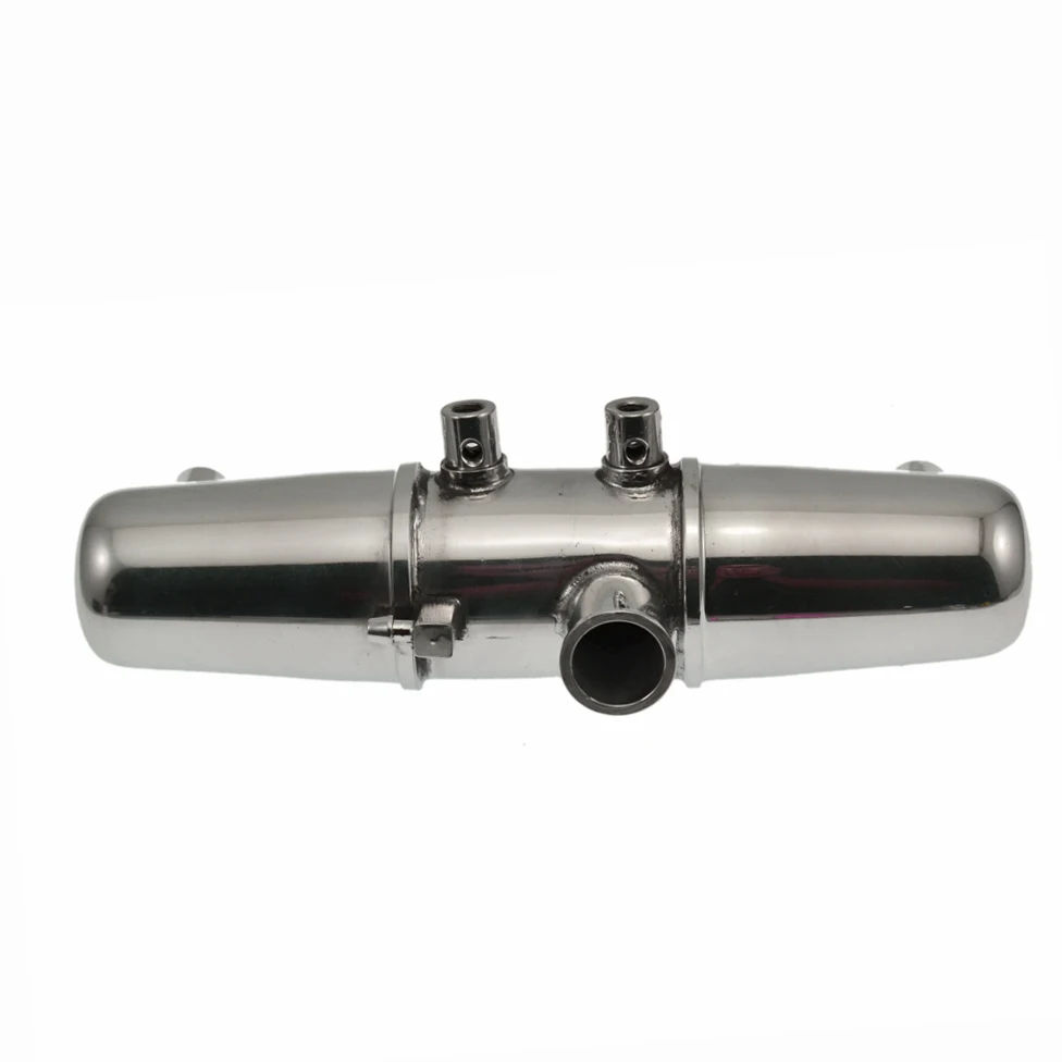 Обновленный алюминиевый двойной выхлоп Соединенные трубы для 1/8 HPI Nitro Savage 4 6 5 9 RC