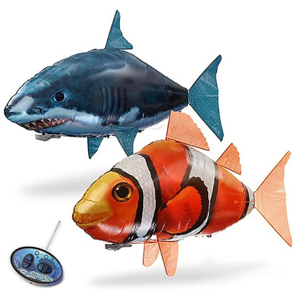 Детская игрушка с дистанционным управлением Акула воздушная плавательная рыба