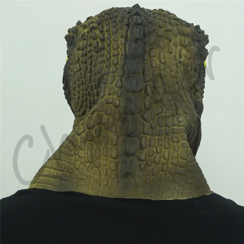 Страшная крокодиловая маска животного из латекса вечерние костюм динозавра