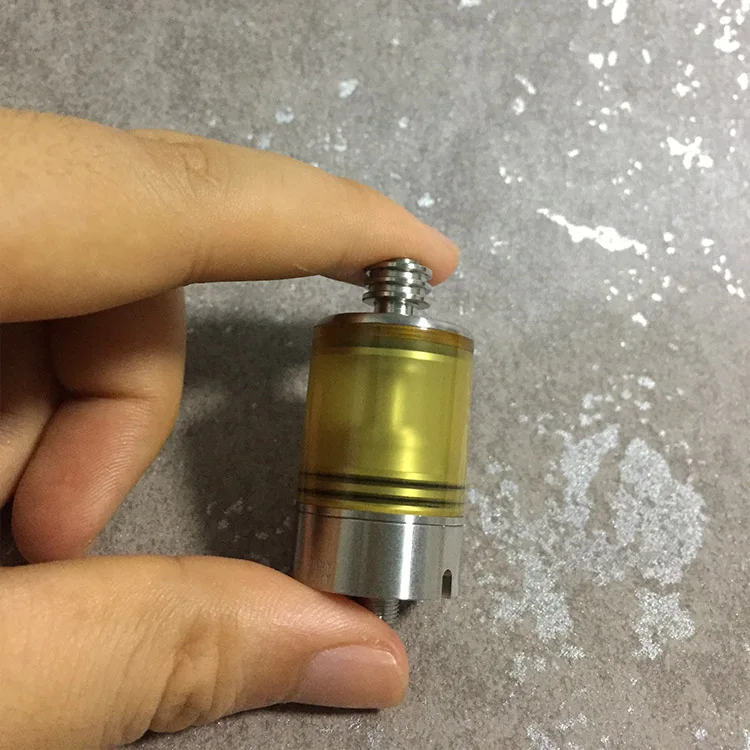 Patibulum стиль 22 мм MTL RTA Vape Танк Ultem PEI одна катушка DIY обслуживаемый испаритель диск