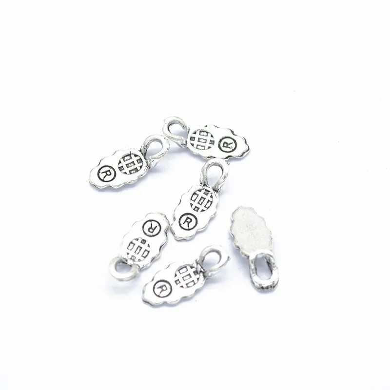 Antique Silver 50 шт. 13x6 мм Разноцветные ложки Овальный скраббл клей на дужки для серег для установки стеклянной плитки Подвески DIY Ожерелье Изготовление ювелирных изделий - Цвет: Antique Silver