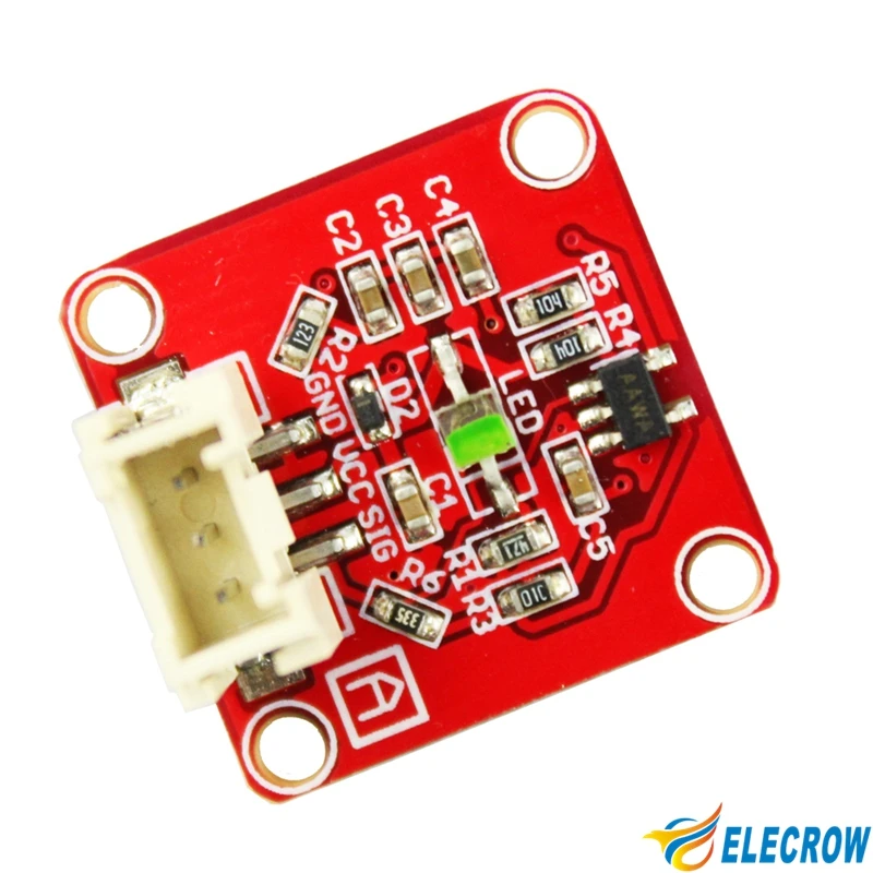 Elecrow корончатый модуль датчика пульса для измерения Arduino с кабелем DIY Kit|sensor module|pulse