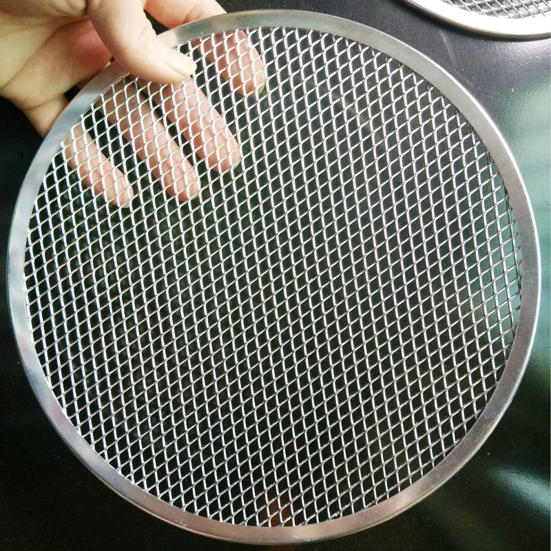 

New Seamless Aluminum Pizza Screen Baking Tray Metal Net Bakeware Kitchen Tools Pizza Acessorios 6inch-22inch