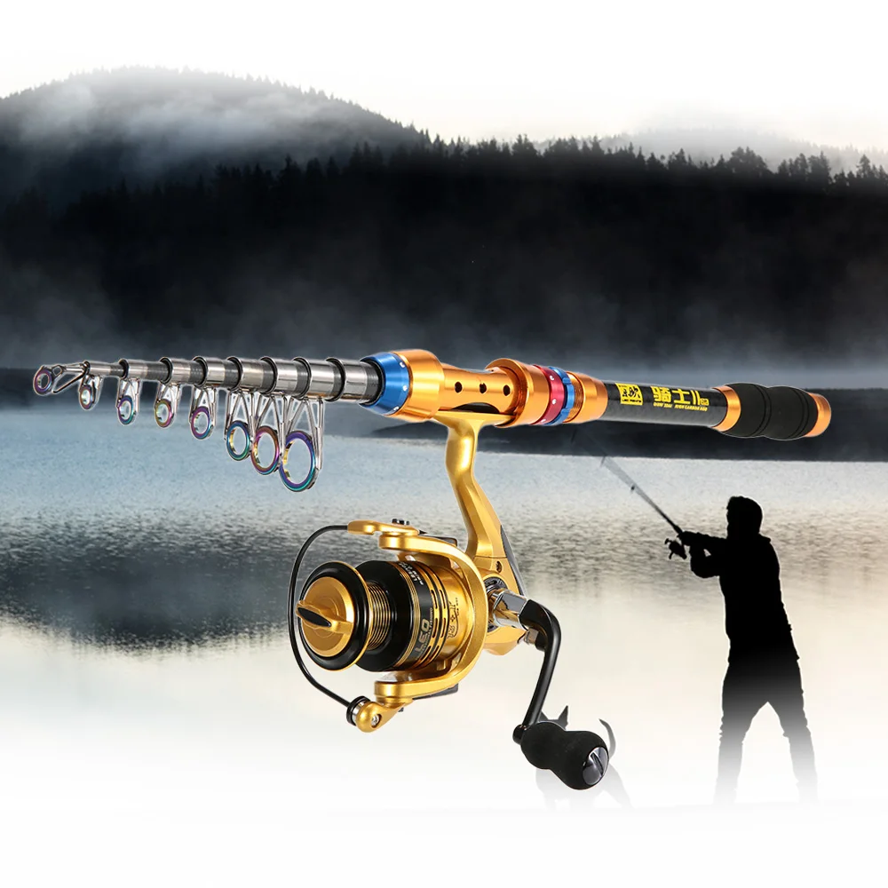 Lixada портативный набор удочек для приманки спиннинговая удочка Рыболовная