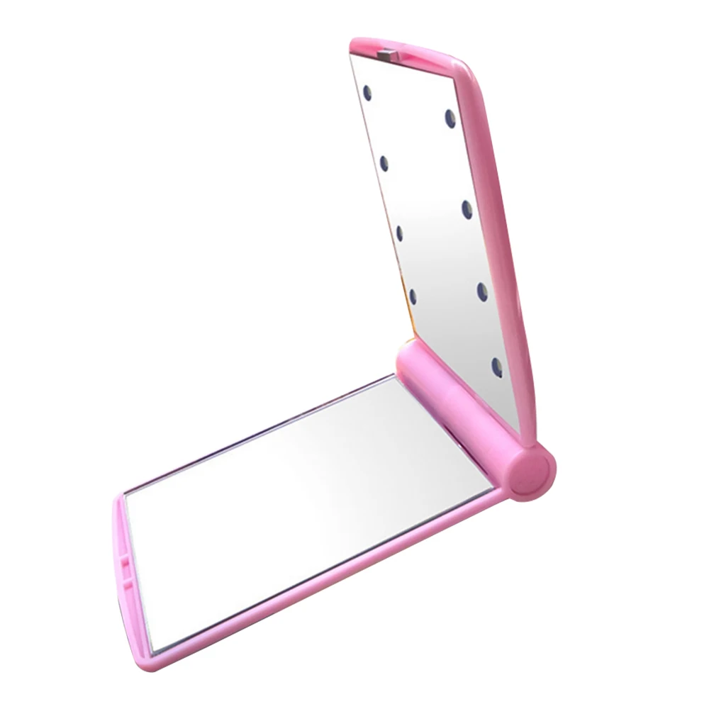 8 светодиодных ламп для женщин зеркальные лампы макияжа косметический складной