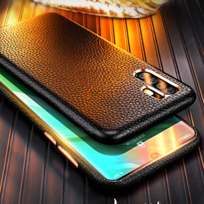 Чехол из натуральной кожи для Huawei P30/P30 Pro Модный чехол задней панели телефона